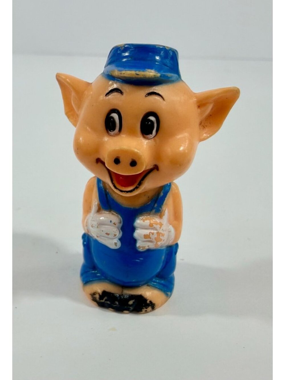 Three Little Pigs Pencil Topper Vintage 60’s 70’s Walt Disney Fifer Fiddler Pig